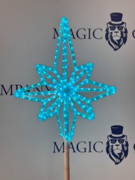 Макушка для уличной ели «Роза ветров» RGB