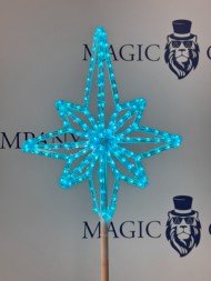 Макушка для уличной ели «Роза ветров» RGB