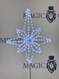 Макушка для уличной ели «Роза ветров» RGB