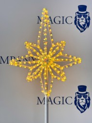 Макушка для уличной ели «Роза ветров» RGB