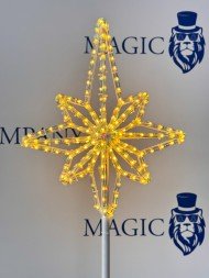 Макушка для уличной ели «Роза ветров» RGB