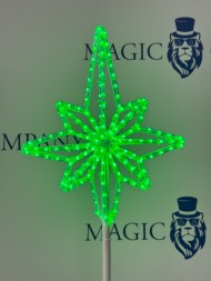 Макушка для уличной ели «Роза ветров» RGB