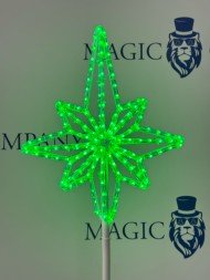 Макушка для уличной ели «Роза ветров» RGB