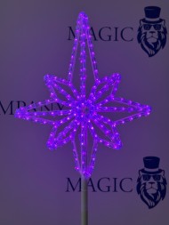 Макушка для уличной ели «Роза ветров» RGB