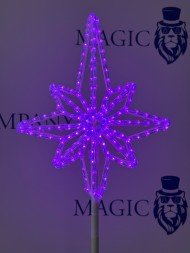 Макушка для уличной ели «Роза ветров» RGB