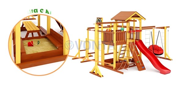 Детская площадка Савушка Семейная Comfort