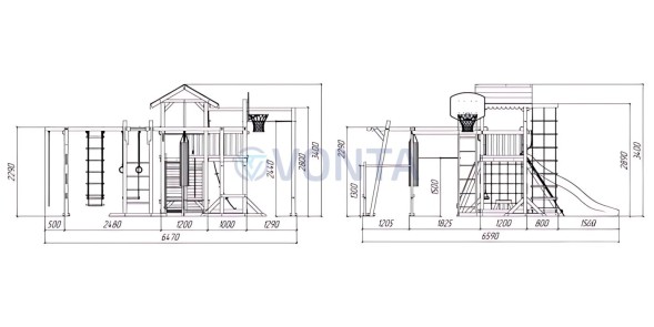 Детская площадка Савушка Семейная Comfort