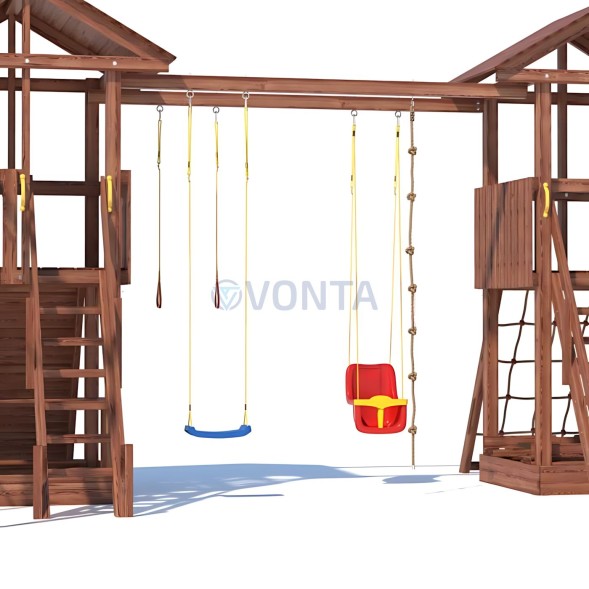 Детская деревянная игровая площадка для улицы дачи CustWood Active 11