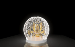 Светодиодная фотозона Зимнее царство - Шар 340 см. и Трон 250 см., (SR085)