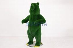 Топиари медведь цирковой, h=250 см — газон Deluxe Green