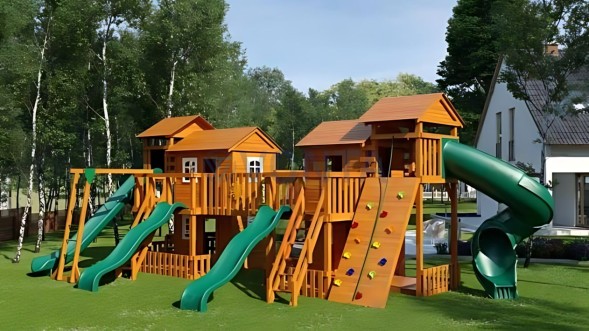 Детская деревянная площадка IgraGrad Домик 7