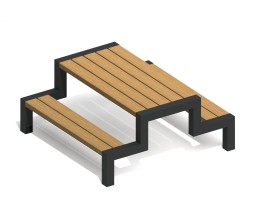 Стол со скамьями “Город”, ПМ-06