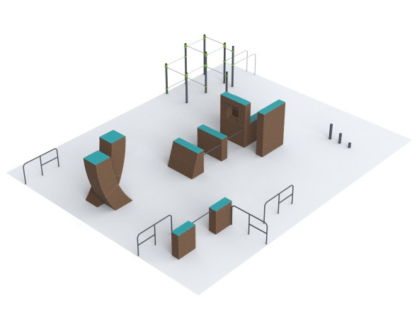 Площадка для паркура, 624.02