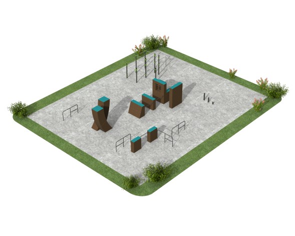 Площадка для паркура, 624.02