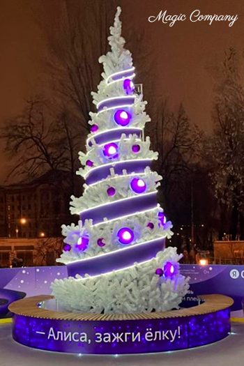 Ель каркасная «Уральская» Белая - 17 м