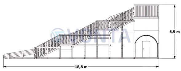 Зимняя горка Вичуга