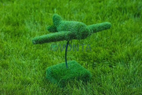 Топиари самолет — газон Eco