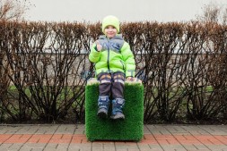 Топиари пуфик Грея — газон Deluxe