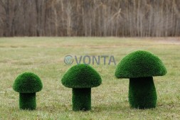 Топиари гриб белый, h=70 см — газон Eco