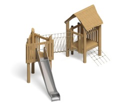 Игровой комплекс “Домик с переправой”, ИК-229