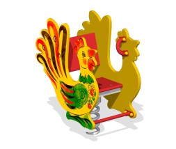 Качалка на пружине “Петушок”, КБ-08
