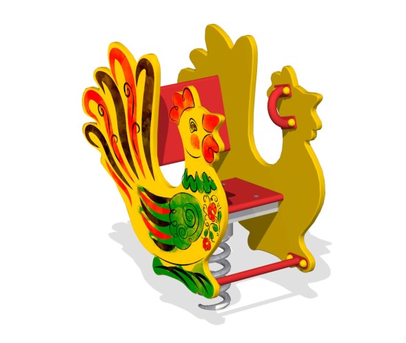 Качалка на пружине “Петушок”, КБ-08