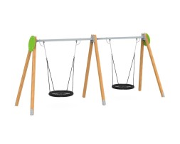 Качели с гнездом двойные