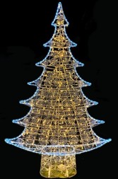 Световая фигура «Елочка» Ажур с контуром 2.5 м