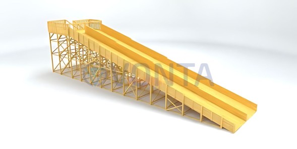 Зимняя горка Савушка Зима Wood-12