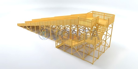 Зимняя горка Савушка Зима Wood-12