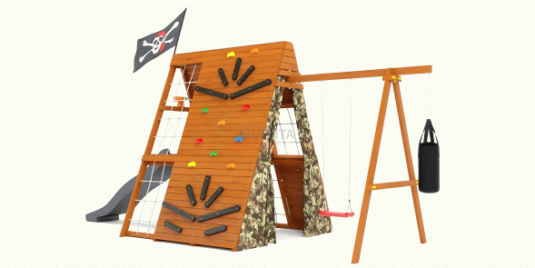 Спортивный домик Савушка База-2 (Милитари)