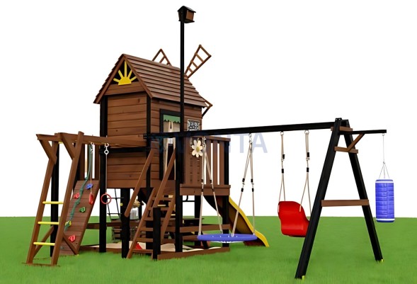 Детская площадка Мельница Marvill 3 игровой колодец Reverso