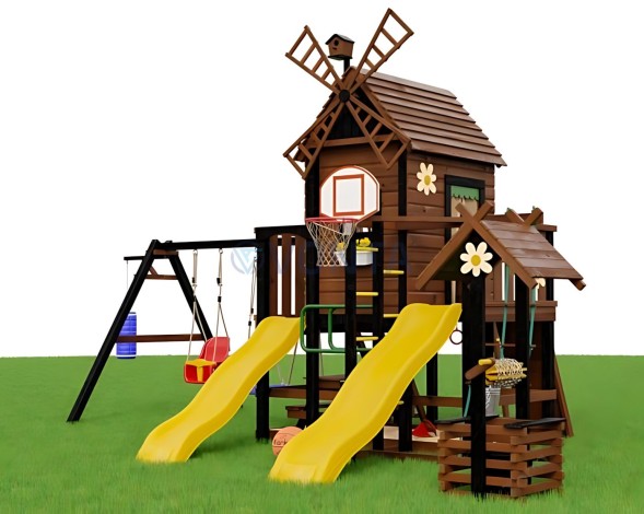 Детская площадка Мельница Marvill 3 игровой колодец Reverso