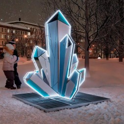 Светодиодная инсталляция Кристалл 1.6 м.