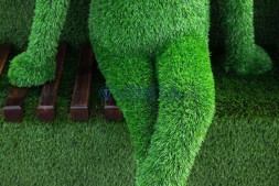 Топиари олень, Варлам (без лавочки) — газон Eco Green