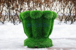 Топиари вазон малый, 50 см — газон Deluxe