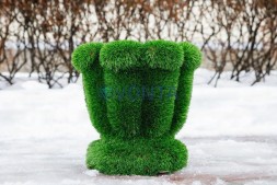 Топиари вазон малый, 50 см — газон Deluxe