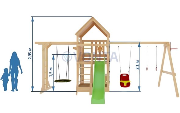 Детская площадка IgraGrad Крафт Pro 2
