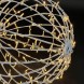 Светодиодная Фигура Световой Шар 0,65 м., теплый белый, 220В., IP65