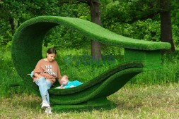 Топиари шезлонг Комфорт — газон Deluxe