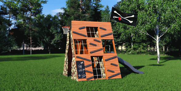 Спортивный домик Савушка База-1 (Милитари)