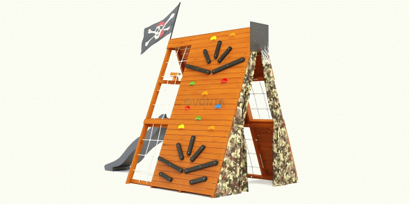 Спортивный домик Савушка База-1 (Милитари)