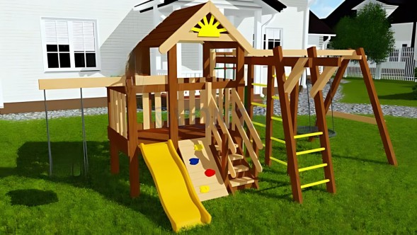 Детская площадка для дома Baby Mark 5