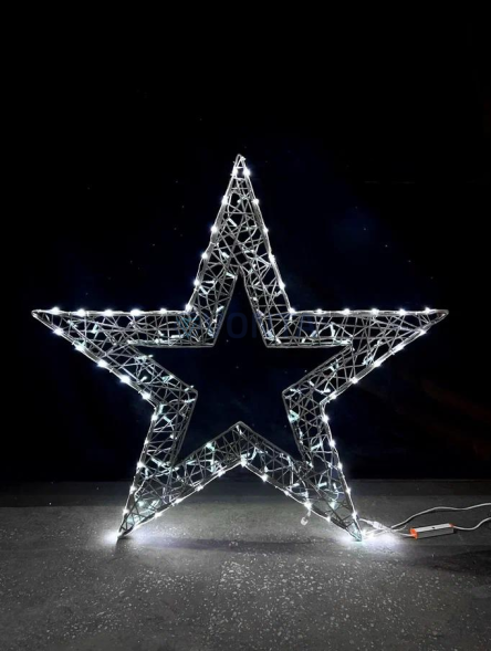 Светодиодная инсталляция Звезда композит 100 см., (SR298)