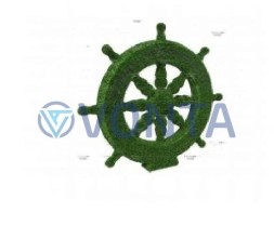 Топиари штурвал, h=100 см — газон Eco