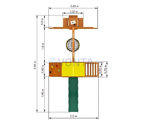 Детская игровая площадка IgraGrad Старт 3