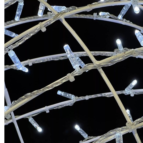 Светодиодная Фигура Световой Шар 0,65 м., холодный белый., 220В., IP65