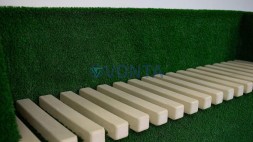 Топиари лавочка фотозона, модель 2, L=175 см — газон Есо