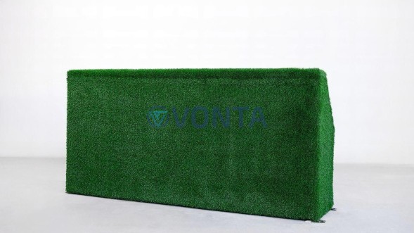 Топиари лавочка фотозона, модель 2, L=175 см — газон Есо