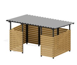 Контейнерная площадка “Эко” (на 2 контейнера), ХОЗ-07